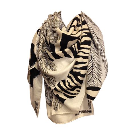 hermes africa scarf|hermes black and white scarf.